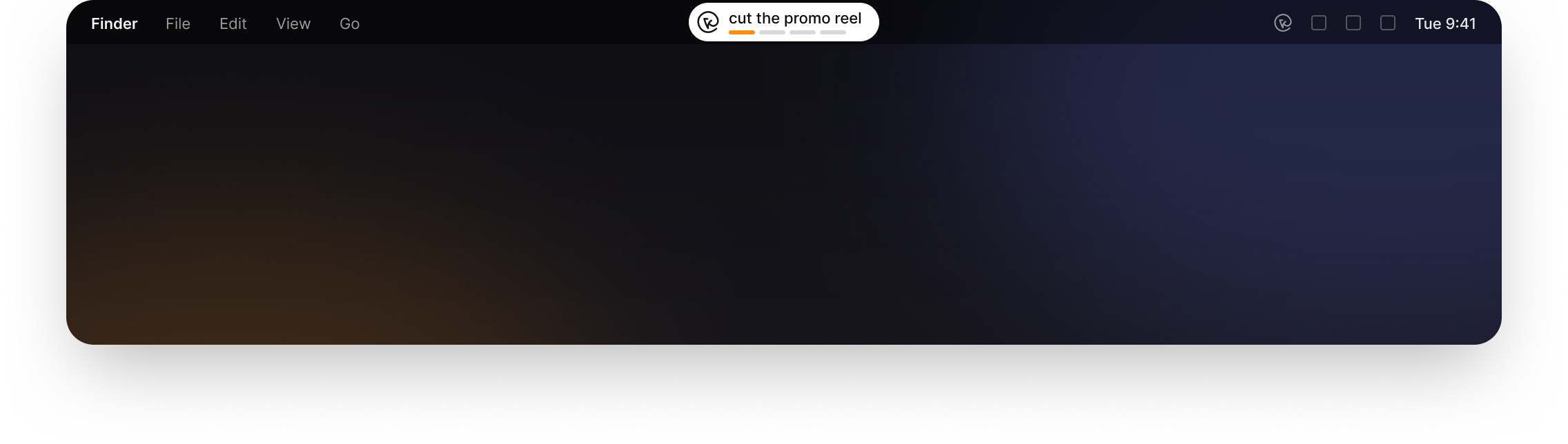 The Killick pill in the macOS menu bar